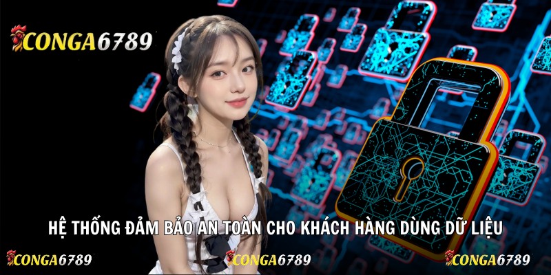 Hệ thống đảm bảo an toàn cho khách hàng dùng dữ liệu