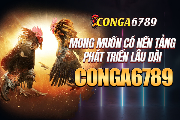 Conga6789 mong muốn trở thành sân chơi bền vững cho những ai yêu thích đá gà trực tuyến